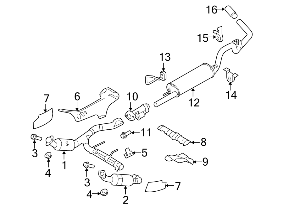 Ford F-150 Catalytic Converter - 9L1Z5E212B | Roesch Ford, Bensenville IL